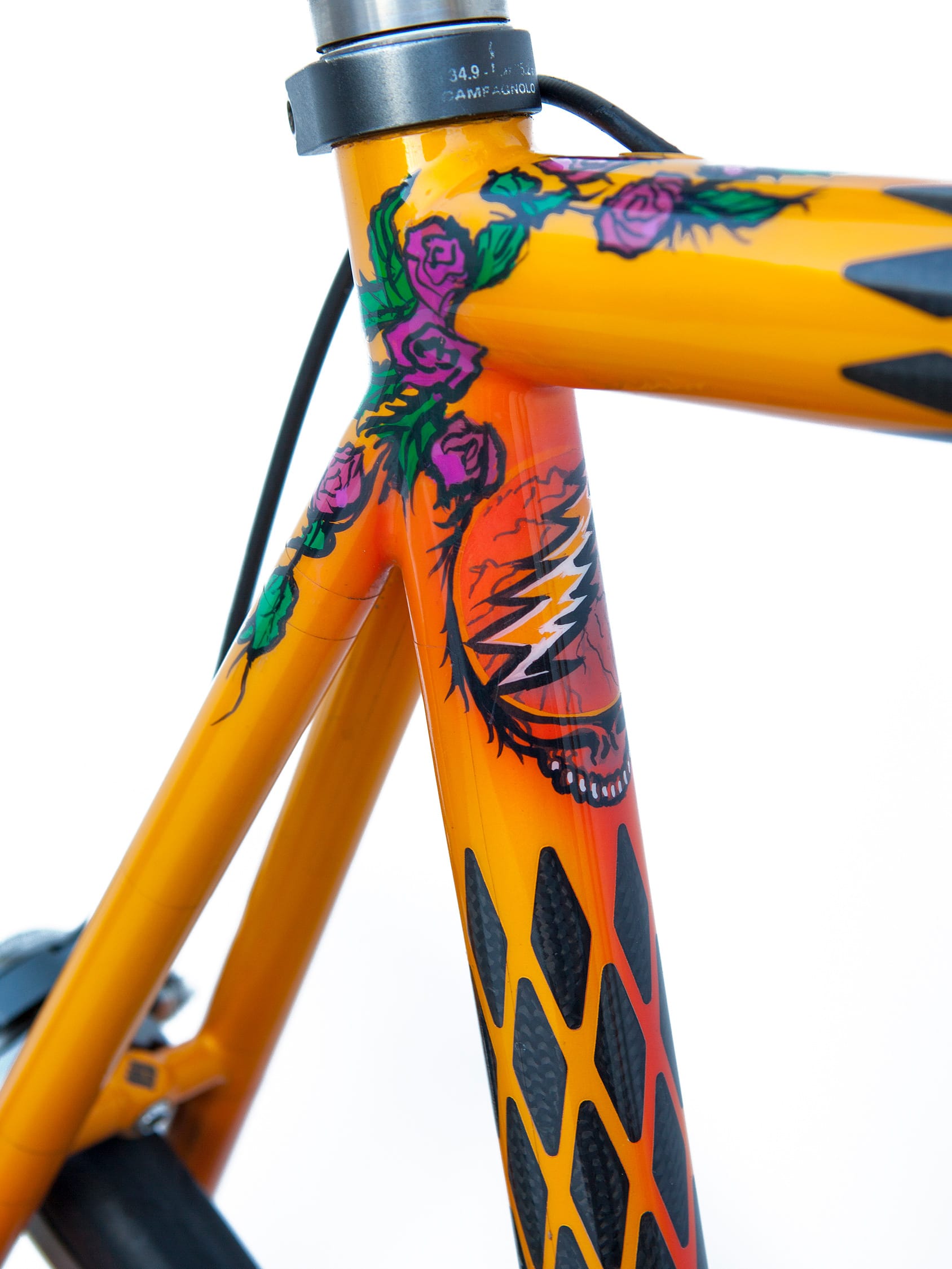 seat tube and stays detail